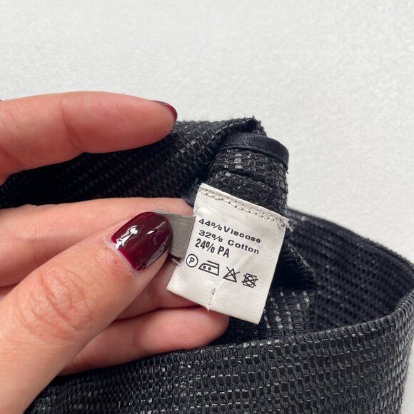 Lecoanet Hemant Mini Skirt Black Size IT 38 US 2 NEW NWT - Picture 7 of 9